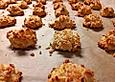 Apfel-Marzipan Makronen mit Kokos
