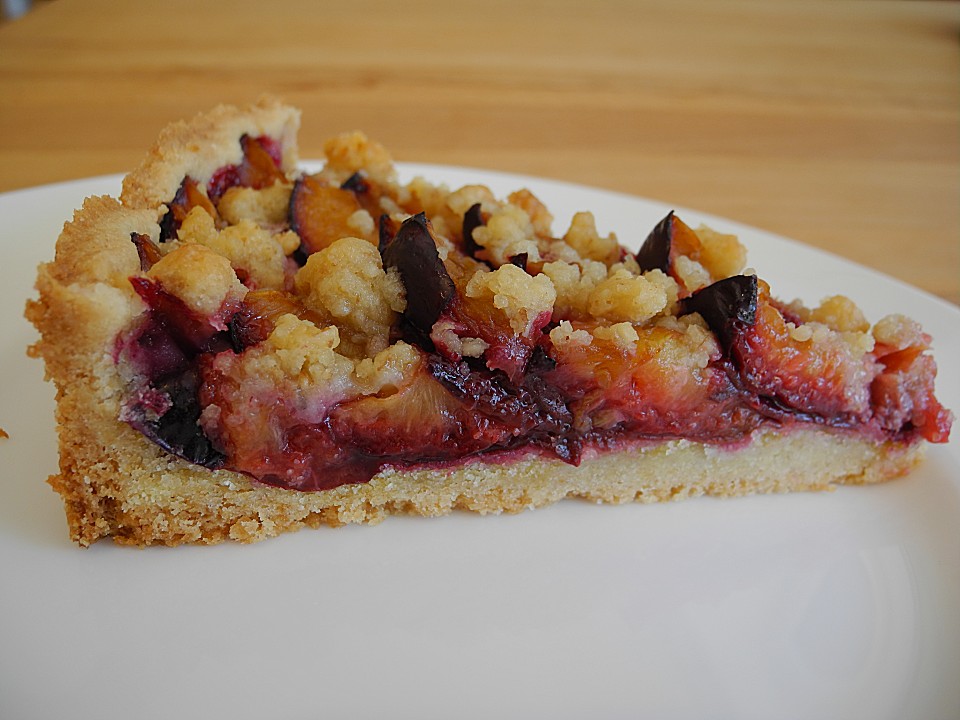 Zwetschgentarte mit Walnussstreuseln (Rezept mit Bild) | Chefkoch.de