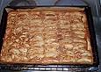 Apfelkuchen mit Zimt und Zucker vom Blech
