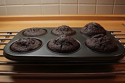 Super fluffige Schokomuffins