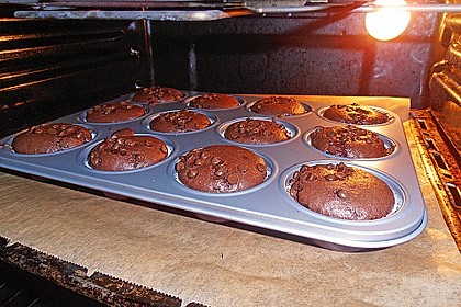 Super fluffige Schokomuffins 1
