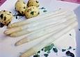 Zitronensahne oder Orangensahne zu Spargel