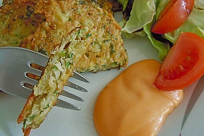 Zucchinipuffer 1