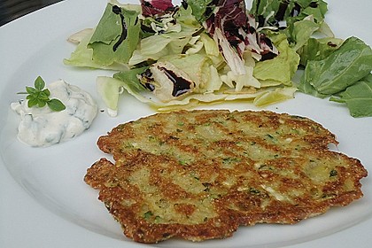 Zucchinipuffer 2