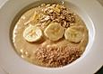 Bananen-Sojajoghurt-Speise