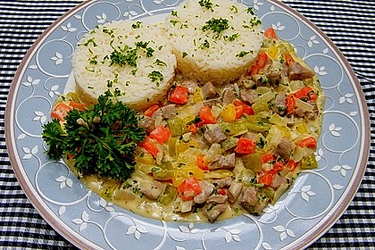 Ragout fin mit Pute und Gem&uuml;se