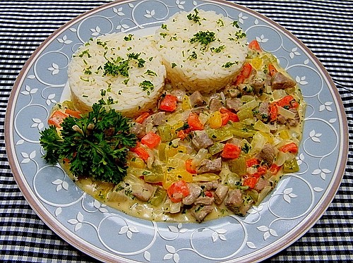 Ragout fin mit Pute und Gemüse (Rezept mit Bild) | Chefkoch.de