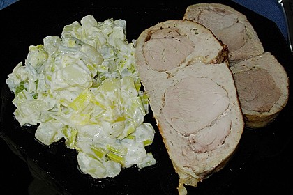 Schweinefilet im Roquefort-Mantel 2