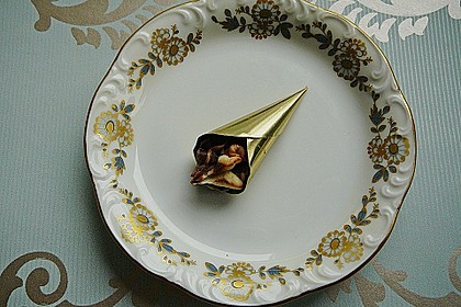 Zweifarbige Tonka-Vanille-Pralinen