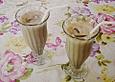 Schokoladen-Eiskaffee mit Rum