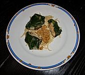 Mangold-Schweinemedaillon-Feta-P&auml;ckchen (Bild)