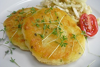 Kartoffelpüree-Plätzchen