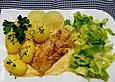 Kabeljau mit Safransauce