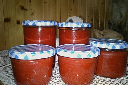 Paprika-Tomaten-P&uuml;ree - f&uuml;r den Winter konserviert 1