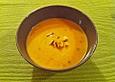 Karottensuppe mit Linsen und Tofuw&uuml;rfeln
