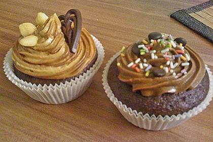 Vegane Schoko-Erdnussbutter-Cupcakes 10