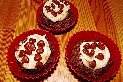 Vegane Schoko-Erdnussbutter-Cupcakes 12
