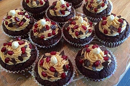 Vegane Schoko-Erdnussbutter-Cupcakes