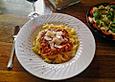 Lachs-Bananen-Sauce f&uuml;r Pasta