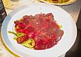 Ernies gr&uuml;ne Tagliatelle mit  Rote Bete-Meerrettich-Sauce