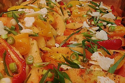 Paprika-Melonen-Salat 1