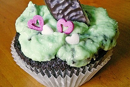 Schoko-Mint Cupcakes mit After-Eight Frosting 15