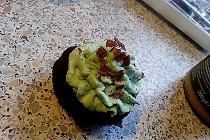 Schoko-Mint Cupcakes mit After-Eight Frosting 13