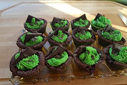 Schoko-Mint Cupcakes mit After-Eight Frosting 22