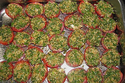 &Uuml;berbackene Tomaten