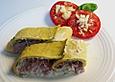 Andis  gef&uuml;llte Schnittlauchpfannkuchen vom Blech