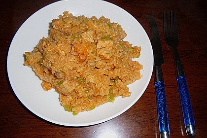 Chinesisches Reisfleisch mit dem Reiskocher 1