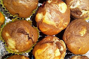 Marmor-Nutella-Muffins