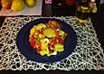 Kartoffelpfanne mit Tomaten und Feta