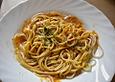 Spaghetti mit Tomaten-K&auml;se So&szlig;e