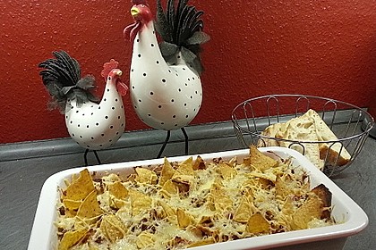 Hack-Tacos mit K&auml;se &uuml;berbacken