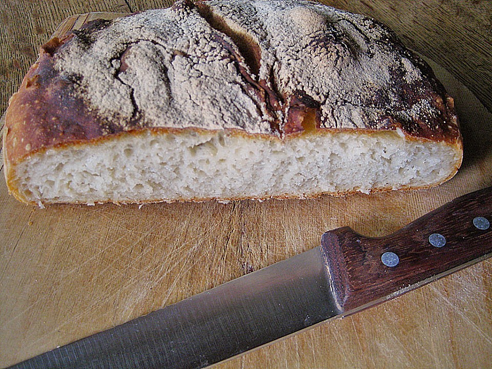 Italienisches Weißbrot ohne Kneten (Rezept mit Bild) | Chefkoch.de