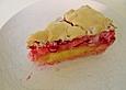 Johannisbeer-Pudding-Baiser Kuchen