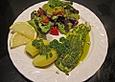 Fisch mit Peperoni-Petersilienmarinade