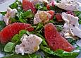 Wildkr&auml;utersalat mit Grapefruit