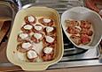 Schweinefilet-Bacon-Honig-Senf-Filets mit frischem Gem&uuml;se