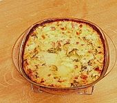 Brokkoli-Kartoffel-Gratin mit K&auml;secreme (Bild)