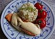 Lachs mit Zitronenthymian Sabayone