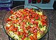 Chefsalat mit Avocado und Bacon