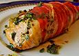 Kr&auml;uter-Lachs P&auml;ckchen mit Schinken