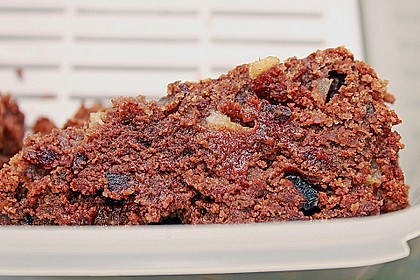 Schokoladen-Birnen-Kuchen mit Cranberries 1