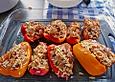 Gef&uuml;llte Paprika-Schiffchen