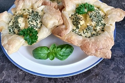 Blätterteig Eiertörtchen 4