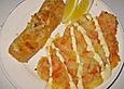 Lachs-Fischst&auml;bchen XXL mit Kartoffel-M&ouml;hrenp&uuml;ree