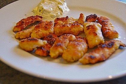 H&auml;hnchen- oder Putennuggets
