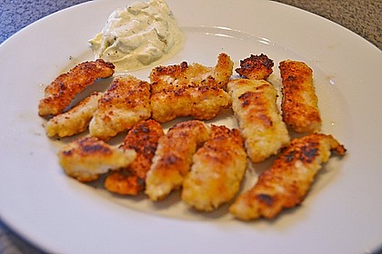 H&auml;hnchen- oder Putennuggets 1